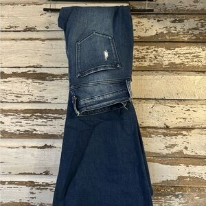 KanCan Dark Blue Flare & Wide Leg Jeans